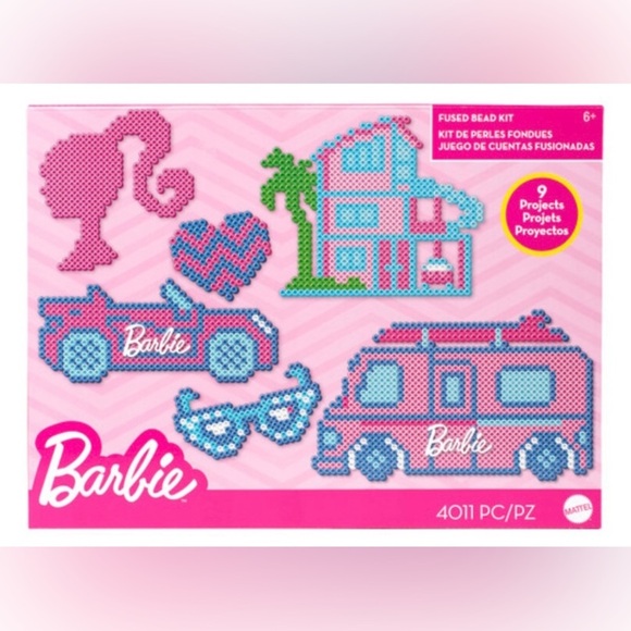 Perler Barbie Fused Bead Deluxe Box Kit - Picture 1 of 9